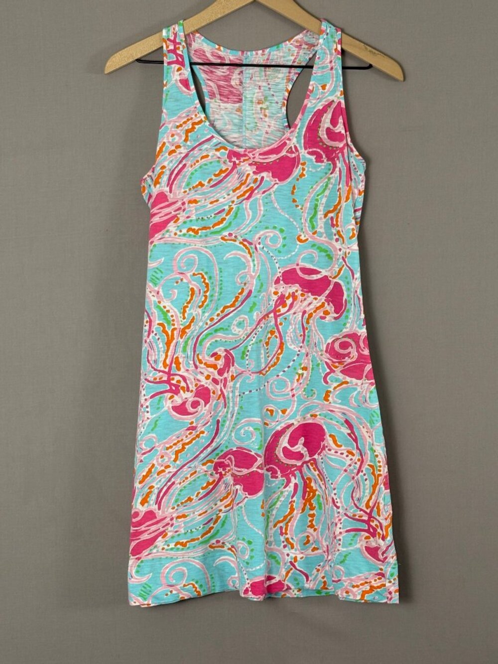 Lilly Pulitzer Cotton Racerback Tank Dress Jellies Be Jammin S